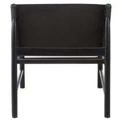 Kenza Black Leaned Back Chair -Lifestyle Haven Shop hamilton interiors living kenza black leaned back chair house of isabella uk 17425528619062