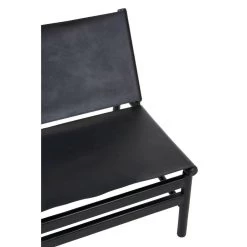 Kenza Black Leaned Back Chair -Lifestyle Haven Shop hamilton interiors living kenza black leaned back chair house of isabella uk 29480369684534
