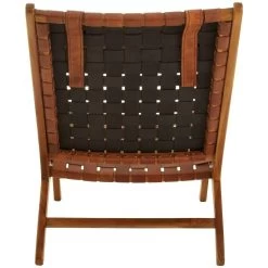 Kenza Teak Wood And Leather Chair -Lifestyle Haven Shop hamilton interiors living kenza teak wood and leather chair house of isabella uk 29480238678070
