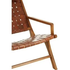 Kenza Teak Wood And Leather Chair -Lifestyle Haven Shop hamilton interiors living kenza teak wood and leather chair house of isabella uk 29494848421942