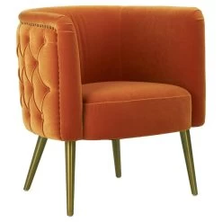 New York Orange Tub Chair