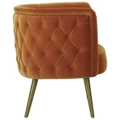 New York Orange Tub Chair -Lifestyle Haven Shop hamilton interiors living new york orange tub chair house of isabella uk 17408107216950