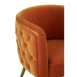 New York Orange Tub Chair -Lifestyle Haven Shop hamilton interiors living new york orange tub chair house of isabella uk 17408107282486