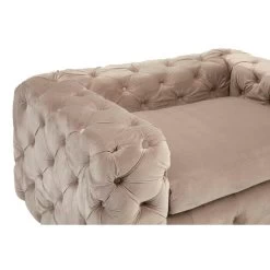 Ophelia Coffee Velvet Armchair -Lifestyle Haven Shop hamilton interiors living ophelia coffee velvet armchair house of isabella uk 17408259293238