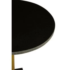 Rabia Black Marble Side Table -Lifestyle Haven Shop hamilton interiors living rabia black marble side table house of isabella uk 30594919923766