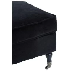 Taipei Footstool Black Cotton Velvet 11 Taipei Footstool Black Cotton Velvet -Lifestyle Haven Shop hamilton interiors living taipei footstool black cotton velvet house of isabella uk 15397786058806