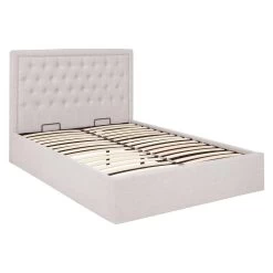 Montana Light Grey Double Ottoman Bed -Lifestyle Haven Shop hamilton interiors sleeping montana light grey double ottoman bed house of isabella uk 17409381072950