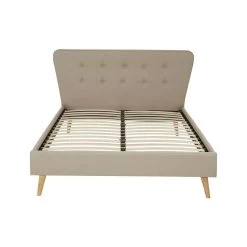Scandinavian Beige King Size Bed -Lifestyle Haven Shop hamilton interiors sleeping scandinavian beige king size bed house of isabella uk 17409349615670