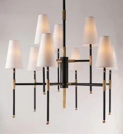 BOWERY Aged Old Bronze Linen Wall Light 1 -Lifestyle Haven Shop hudson valley lighting lighting bowery aged old bronze linen wall light 1 house of isabella uk 29670725025846