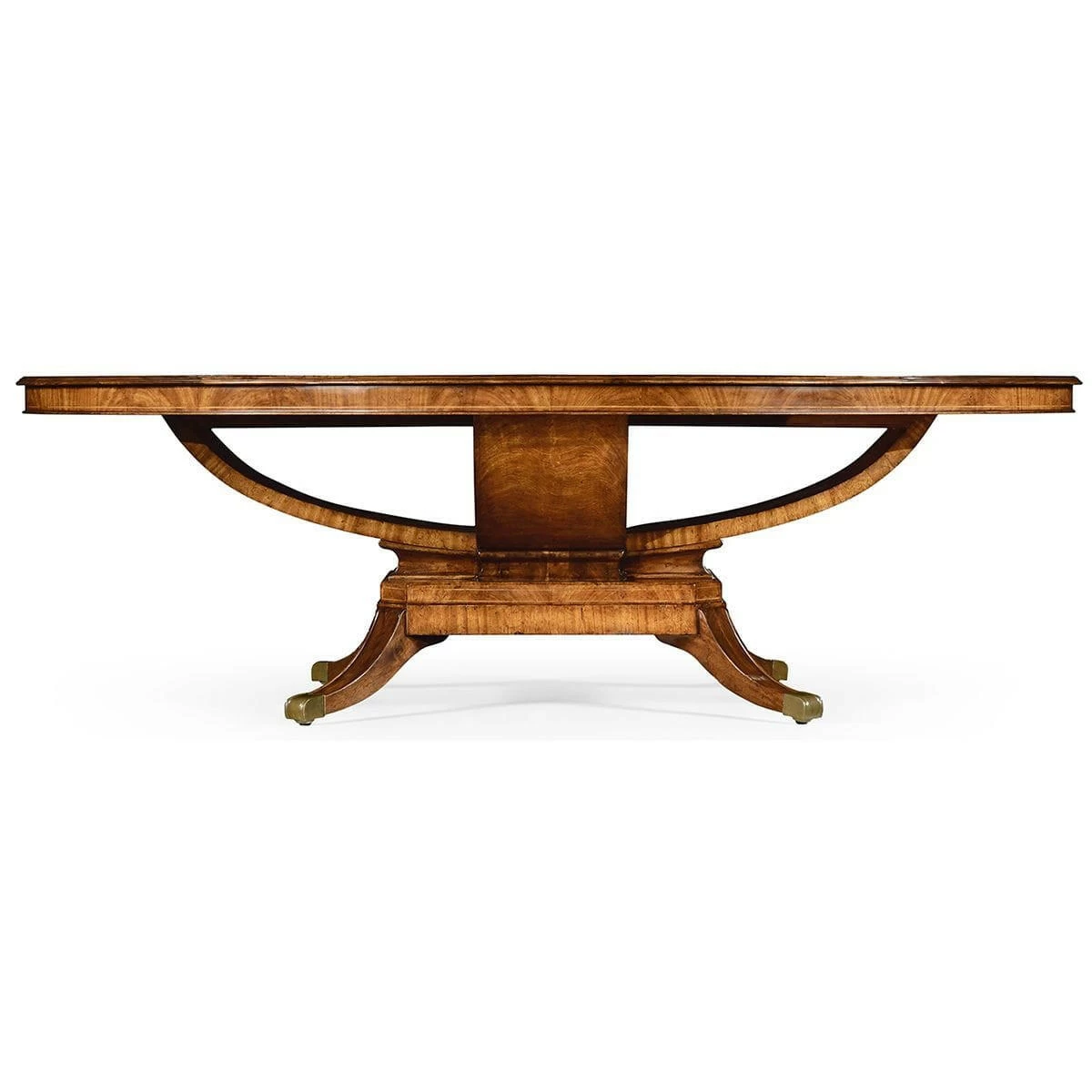 Biedermeier Oval Walnut Dining Table 2 Biedermeier Oval Walnut Dining Table - Image 2