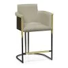 Jonathan Charles Counter Stool High Back In Mazo