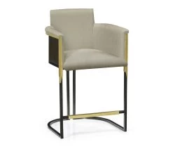 Jonathan Charles Counter Stool High Back In Mazo