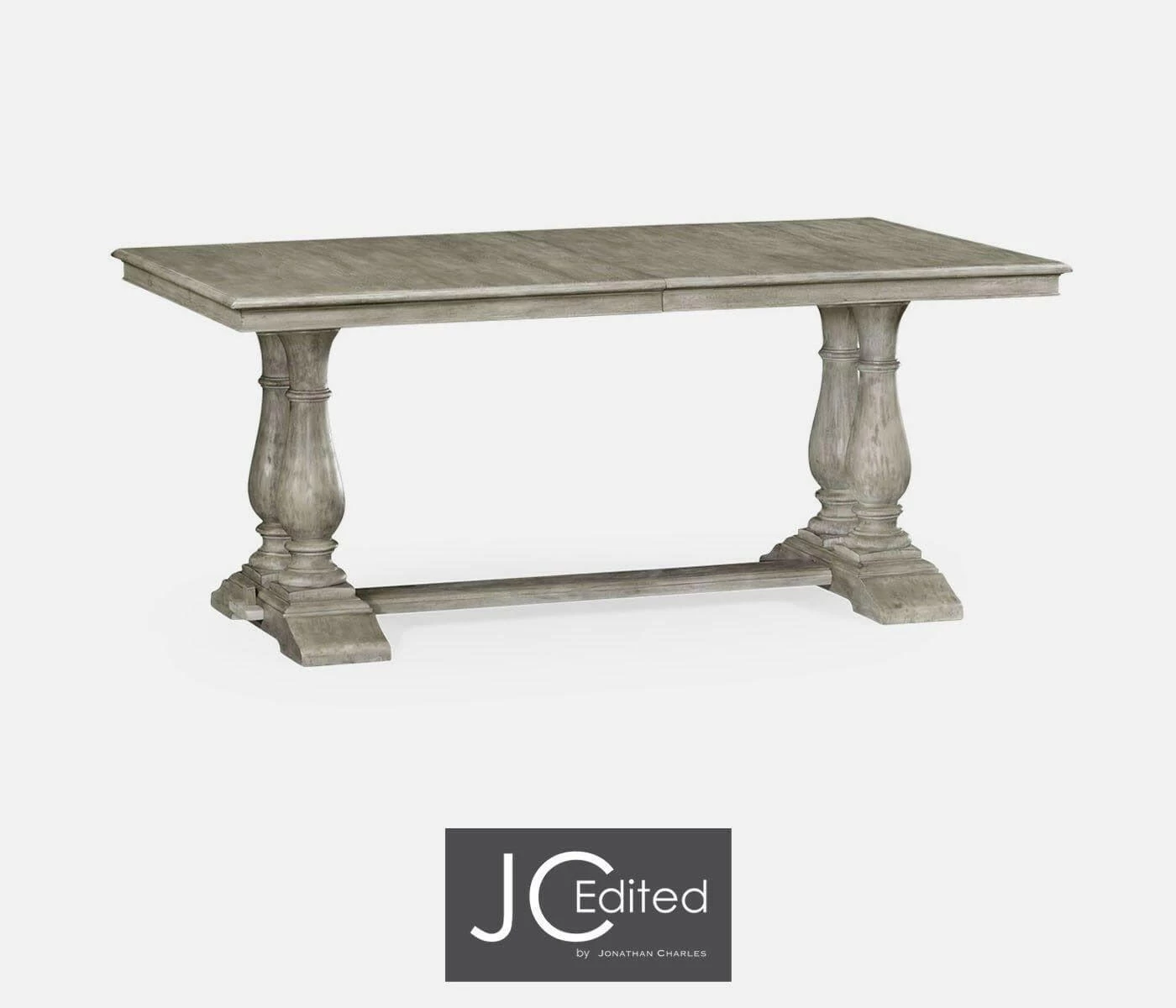 Jonathan Charles Extending Refectory Dining Table Rustic - Rustic Grey 1 Jonathan Charles Extending Refectory Dining Table Rustic - Rustic Grey