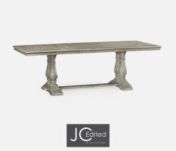 Jonathan Charles Extending Refectory Dining Table Rustic - Rustic Grey 13 Jonathan Charles Extending Refectory Dining Table Rustic - Rustic Grey -Lifestyle Haven Shop jonathan charles dining jonathan charles extending refectory dining table rustic rustic grey house of isabella uk 39855079391539