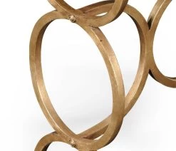 Jonathan Charles Console Table Circles - Gilded -Lifestyle Haven Shop jonathan charles living jonathan charles console table circles gilded house of isabella uk 39854868824371