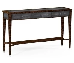 Jonathan Charles Console Table With Drawers Shagreen