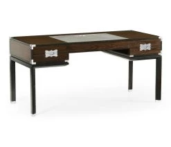 Jonathan Charles Desk Military In Santos Rosewood