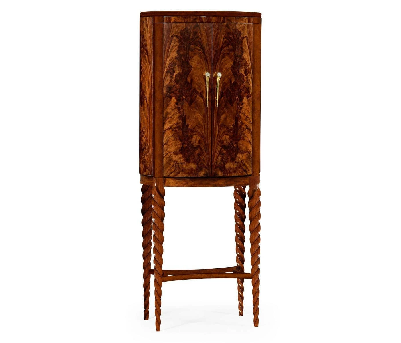 Jonathan Charles Drinks Cabinet Barley - Walnut 1 Jonathan Charles Drinks Cabinet Barley - Walnut