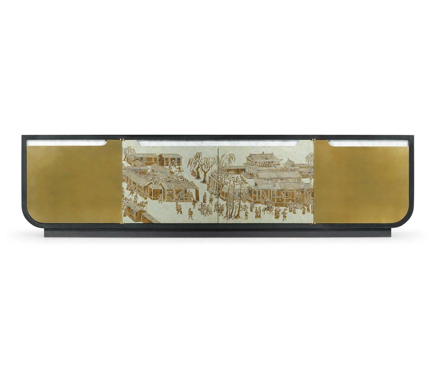 Jonathan Charles Media Unit Chinoiserie Style 2 Jonathan Charles Media Unit Chinoiserie Style - Image 2