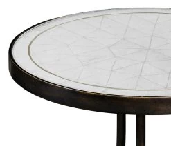 Jonathan Charles Round Accent Table Contemporary - Bronze -Lifestyle Haven Shop jonathan charles living jonathan charles round accent table contemporary bronze house of isabella uk 39853996507443