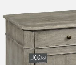 Jonathan Charles Sideboard Rustic With Three Doors In Rustic Grey -Lifestyle Haven Shop jonathan charles living jonathan charles sideboard rustic with three doors in rustic grey house of isabella uk 39855307260211