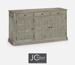 Jonathan Charles Sideboard Rustic With Three Doors In Rustic Grey -Lifestyle Haven Shop jonathan charles living jonathan charles sideboard rustic with three doors in rustic grey house of isabella uk 39855307424051