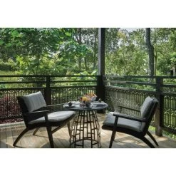 Jonathan Charles Geometric Round Outdoor Bistro Table -Lifestyle Haven Shop jonathan charles outdoors jonathan charles geometric round outdoor bistro table house of isabella uk 39855105999155