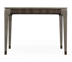 Jonathan Charles Hampton Square Outdoor Dining Table In Grey
