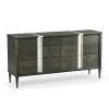 Jonathan Charles Dresser With Six Drawers In Dark Grey Walnut