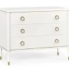 Jonathan Charles Large Chest Of Drawers Painted Ivory