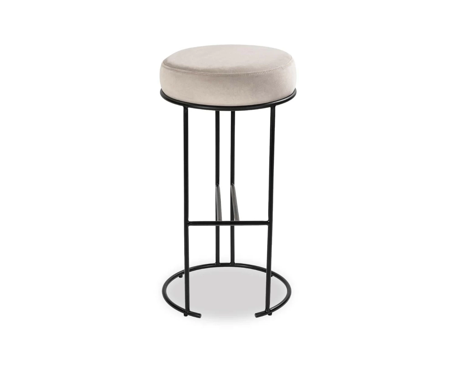 Compti Bar Stool - Kaster Light Grey 1 Compti Bar Stool - Kaster Light Grey