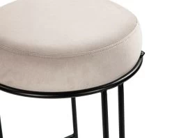 Compti Bar Stool - Kaster Light Grey 7 Compti Bar Stool - Kaster Light Grey -Lifestyle Haven Shop liang eimil dining compti bar stool kaster light grey house of isabella uk 41177366888755