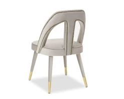 Pigalle Chair Kaster Light Grey Velvet -Lifestyle Haven Shop liang eimil dining pigalle chair kaster light grey velvet house of isabella uk 41178723582259