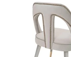 Pigalle Chair Kaster Light Grey Velvet -Lifestyle Haven Shop liang eimil dining pigalle chair kaster light grey velvet house of isabella uk 41178723615027