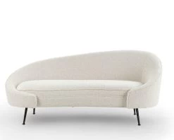 Aspen Sofa - Boucle Sand/Matt Black