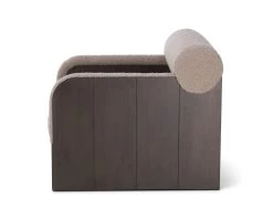 Elis Occasional Chair - Beverly Boucle Espresso Grey -Lifestyle Haven Shop liang eimil living elis occasional chair beverly boucle espresso grey house of isabella uk 42468682072371