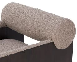 Elis Occasional Chair - Beverly Boucle Espresso Grey -Lifestyle Haven Shop liang eimil living elis occasional chair beverly boucle espresso grey house of isabella uk 42468682137907