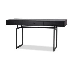 Hamilton Desk - Powder Coated Dark Brown Legs