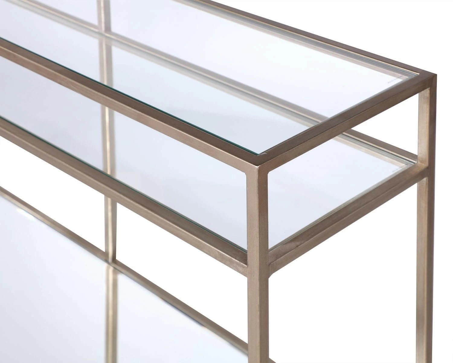 Oliver Antique Silver Console Table 5 Oliver Antique Silver Console Table - Image 5