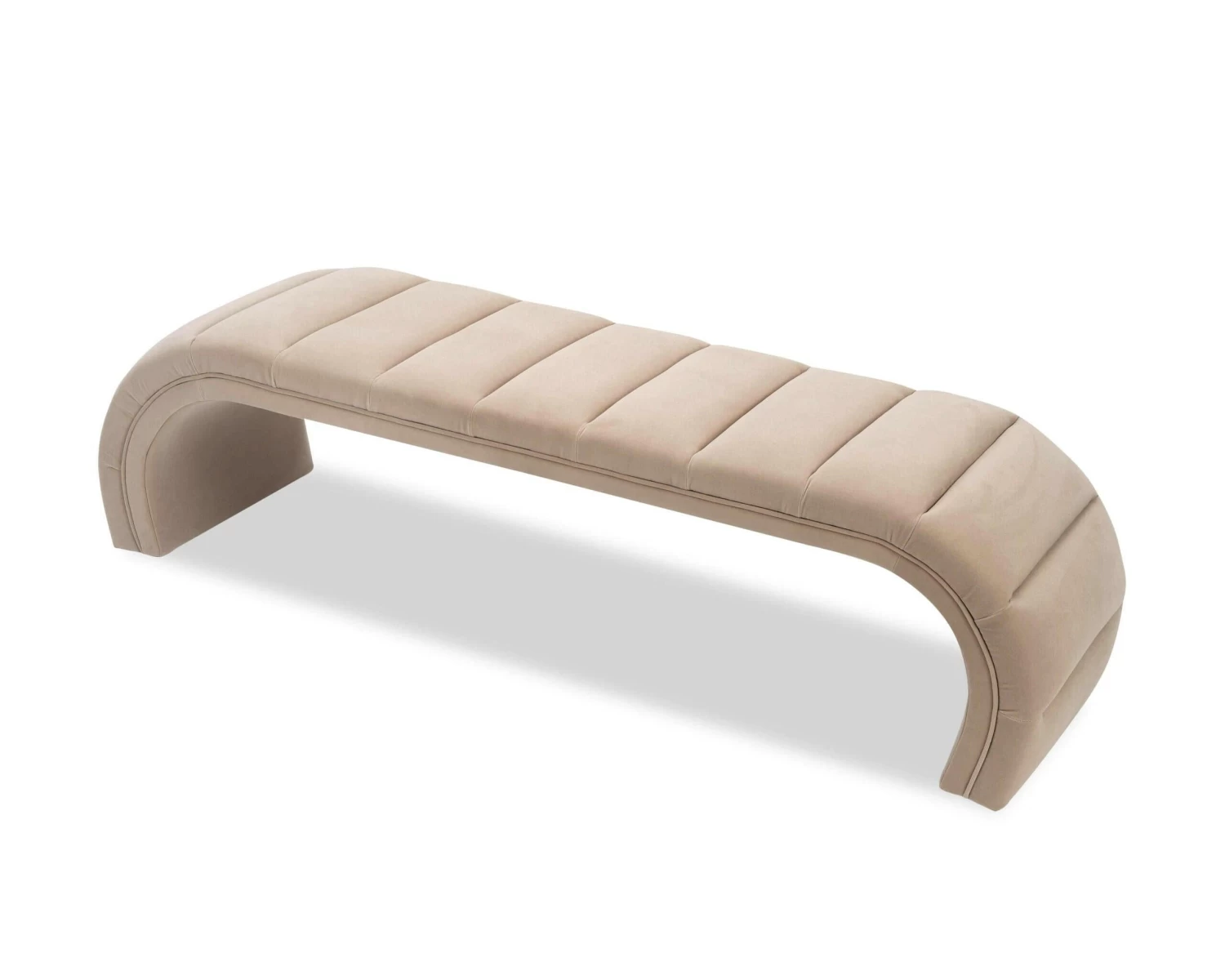 Coppola Bench - Oxford Latte Velvet 1 Coppola Bench - Oxford Latte Velvet