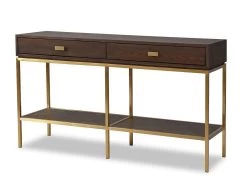Levi Dressing Table Dark Brown Ash