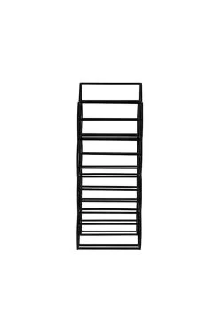 Pack Of 2 X Wine Racks 12 Bottless 30x18x46 Cm SALBRIS Matt Black -Lifestyle Haven Shop light living dining pack of 2 x wine racks 12 bottless 30x18x46 cm salbris matt black house of isabella uk 29543978139702