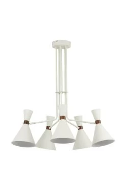 Hanging Lamp 5L 86,5x89 Cm HOODIES Matt Sand-grey