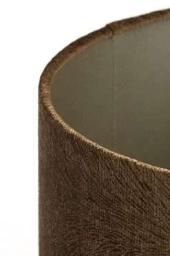 Shade Cylinder 20-20-15 Cm LUBIS Brown -Lifestyle Haven Shop light living lighting shade cylinder 20 20 15 cm lubis brown house of isabella uk 40274404606259