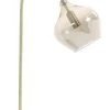 Table Lamp E14 28x17x50,5 Cm RAKEL Antique Bronze+smoked