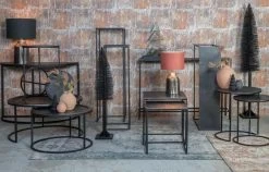 Coffee Table S/2 Ø60x38+Ø78x42 Cm TALCA Lead Antiq Deep Edge 13 Coffee Table S/2 Ø60x38+Ø78x42 Cm TALCA Lead Antiq Deep Edge -Lifestyle Haven Shop light living living coffee table s 2 o60x38 o78x42 cm talca lead antiq deep edge house of isabella uk 29328346021942