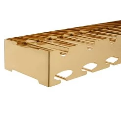 Novo 6 Bottle Gold Finish Wine Rack -Lifestyle Haven Shop noosa co dining accessories novo 6 bottle gold finish wine rack house of isabella uk 42935519772979