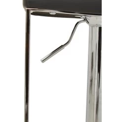 Baina Dark Grey And Chrome Square Base Bar Stool -Lifestyle Haven Shop noosa co dining baina dark grey and chrome square base bar stool house of isabella uk 42934331146547