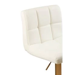 Baina Gold And White Finish Bar Stool -Lifestyle Haven Shop noosa co dining baina gold and white finish bar stool house of isabella uk 42933629255987