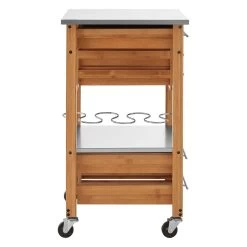 Bamboo Four Drawer Kitchen Trolley -Lifestyle Haven Shop noosa co dining bamboo four drawer kitchen trolley house of isabella uk 42933172044083